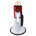 professional recording megaphone with siren for police